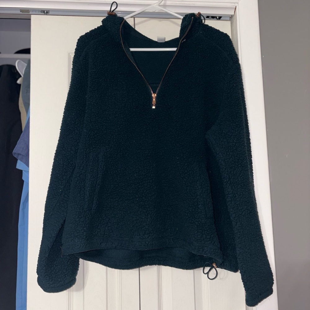Old navy active Sherpa quarter zip